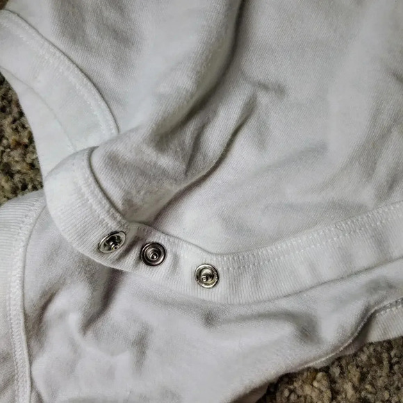 Cricut Baby Girls Bodysuit "i make mama's heart happy" White Blue Purple 0-3M - Picture 9 of 9